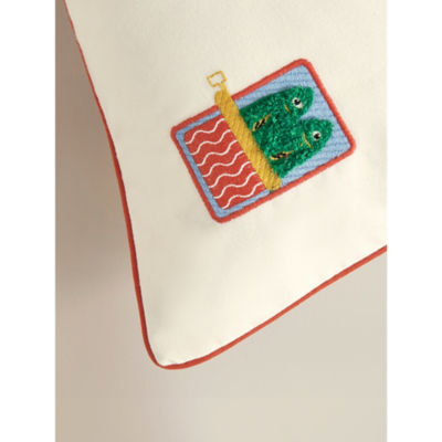 Embroidered Grocery Items Cushion 45x45 thumbnail 4