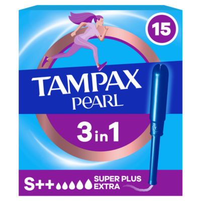 Pearl Super Plus Extra Tampons With Applicator x15 thumbnail 2