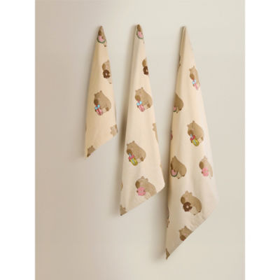 Capybara Printed Cotton Bath Towel