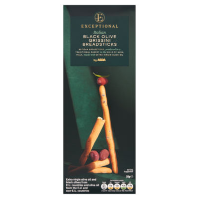 Italian Black Olive Breadsticks 120g