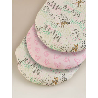 Bambi Cotton Jersey Moses Fitted Sheets - Set of 3 thumbnail 2