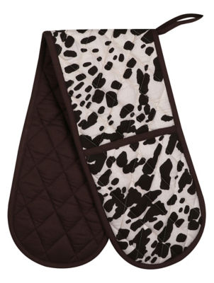 Cow Print Oven Glove