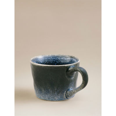 Blue Reactive Glaze Mug thumbnail 3