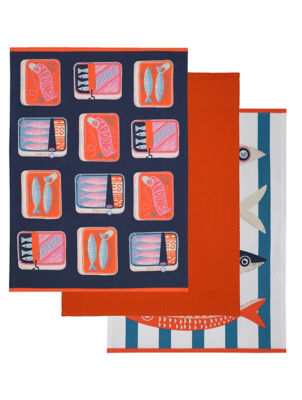 Sardine Tea Towel Set