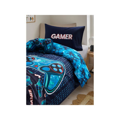 Blue Gaming Controller Reversible Single Duvet Set Single thumbnail 3