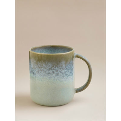 Turquoise Reactive Glaze Mug