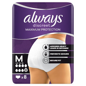 Always Discreet Heavy Adult Incontinence Pants , M