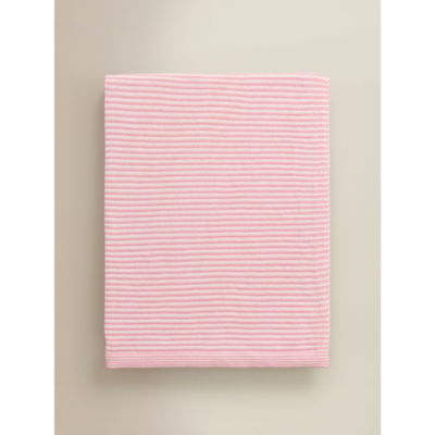 Pink & White Mixed Fruit Cotton Knitted Blanket