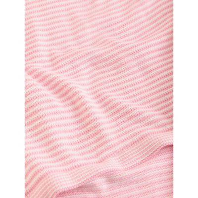 Pink & White Mixed Fruit Cotton Knitted Blanket thumbnail 3