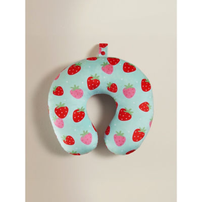 Pink Strawberry Travel Pillow