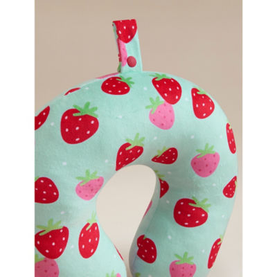 Pink Strawberry Travel Pillow thumbnail 4