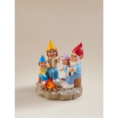 Gnome Family With Light Up Campfire thumbnail 3