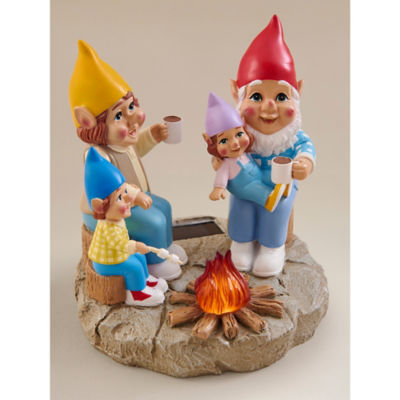 Gnome Family With Light Up Campfire thumbnail 4