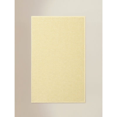 Pale Yellow Super-Soft Cotton Bath Mat