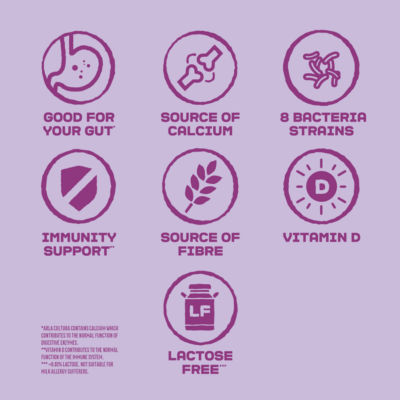 Cultura Original Gut Health Yogurt with Fibre 450g thumbnail 3