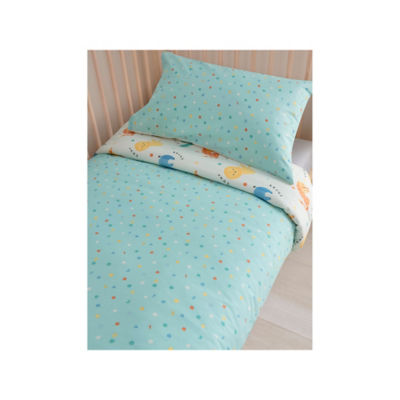 Safari Print Cotton Reversible Toddler Duvet Set thumbnail 3