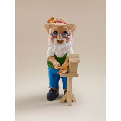 Grandad Bird Feeding Gnome thumbnail 2