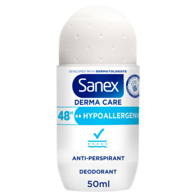 Derma Care Hypoallergenic 48h Antiperspirant Roll-On Deodorant 50ml