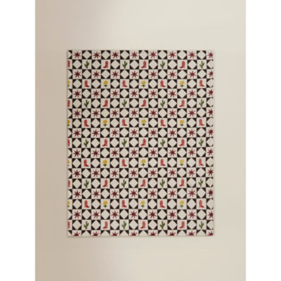 Natural Checkerboard Western Super-Soft Throw 120x150 thumbnail 3