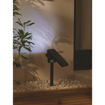 Black Rectangular Solar Spot Light
