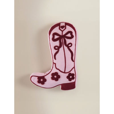 Pink Cowboy Boot-Shaped Cushion 40x30 thumbnail 2