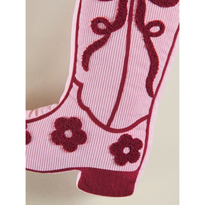 Pink Cowboy Boot-Shaped Cushion 40x30 thumbnail 4