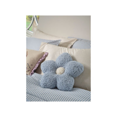 Stacey Solomon Blue Flower-Shaped Cushion