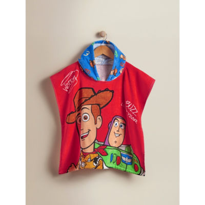 Disney Toy Story Red Cotton Poncho 2-3 Years