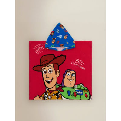 Disney Toy Story Red Cotton Poncho 2-3 Years thumbnail 3