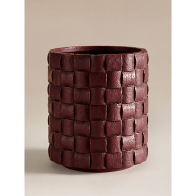 Brown Woven Effect Planter