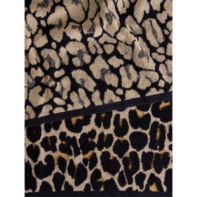 Beige Leopard Cotton Hand Towel thumbnail 4