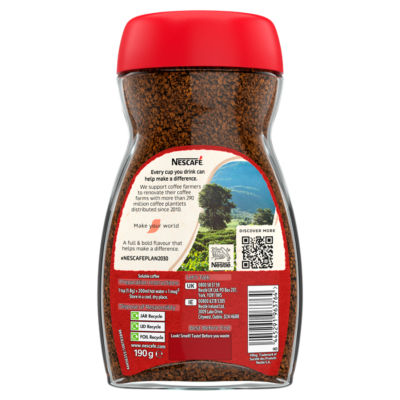 Nescafe Original Instant Coffee 190g thumbnail 3