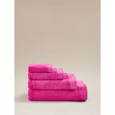 Hot Pink Cotton Face Cloth