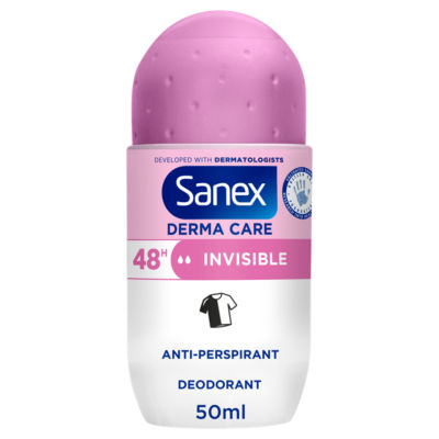 Derma Care Invisible 48h Antiperspirant Roll-On Deodorant 50ml thumbnail 2