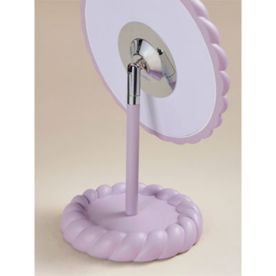 Lilac Freestanding Mirror with Trinket Tray Base thumbnail 3