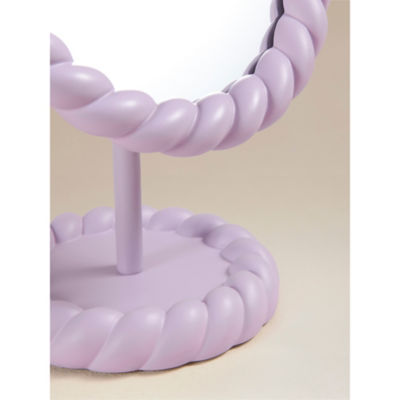 Lilac Freestanding Mirror with Trinket Tray Base thumbnail 4