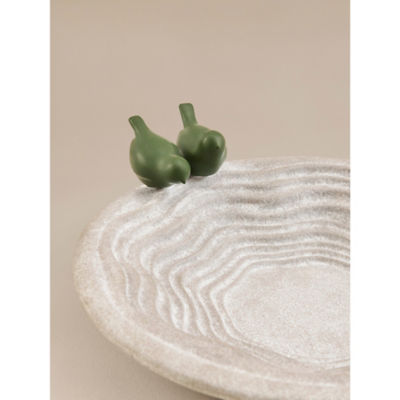 Grey Stone Effect Bird Bath thumbnail 4