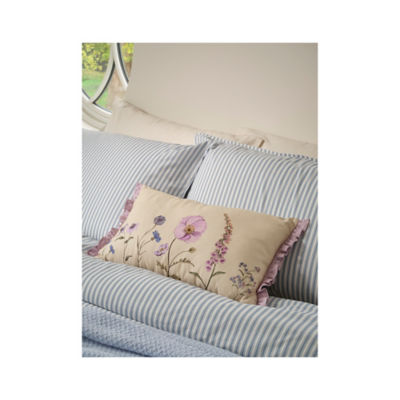 Stacey Solomon Lilac Wildflower Print Cushion thumbnail 2