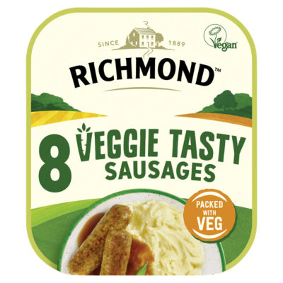 Veggie Tasty 8 Sausages 304g