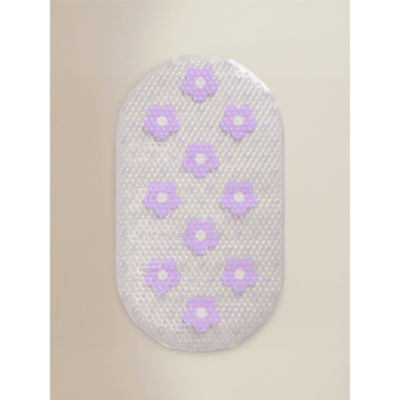 Lilac Flower PVC Bath Mat