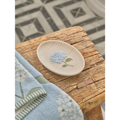 Stacey Solomon Hydrangea Floral Embossed Soap Dish thumbnail 2