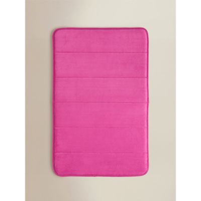 Hot Pink Cotton Bath Mat