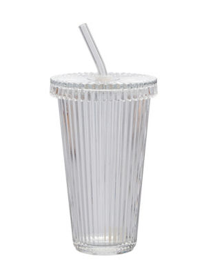 Ribbed Iced drink can