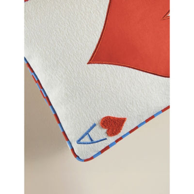 Red Heart Playing Card-Shaped Cushion 40x50 thumbnail 4