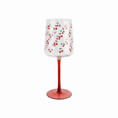 Cherry Wine Glass
