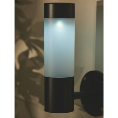Black Solar Wall Light - Set Of 2 thumbnail 3