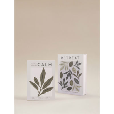Green & White Reflection Storage Books - Set of 2 thumbnail 3