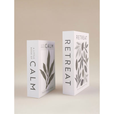 Green & White Reflection Storage Books - Set of 2 thumbnail 4