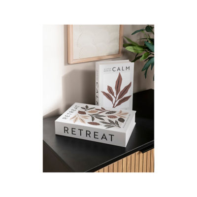 Green & White Reflection Storage Books - Set of 2 thumbnail 5