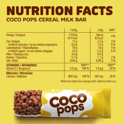 Coco Pops Breakfast Cereal Bars 4x20g thumbnail 4